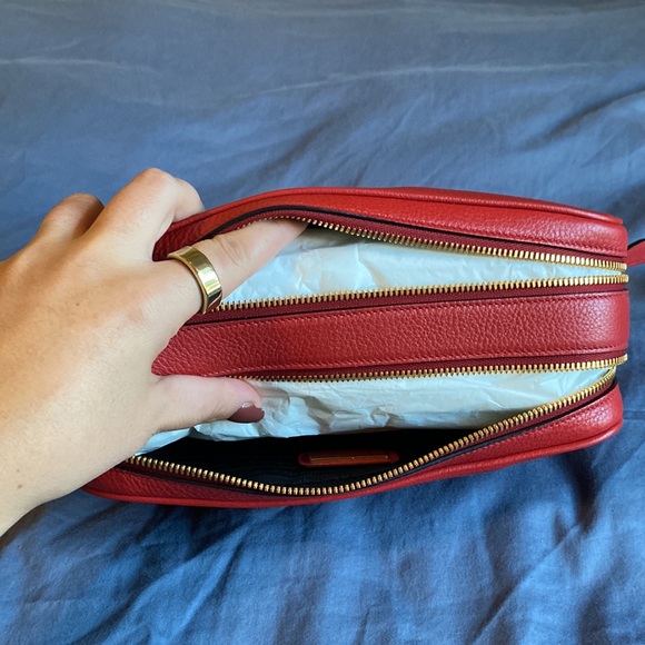 Brand New With Tags Prada double zip Camera Bag Vitello Phenix medium - Picture 4 of 5